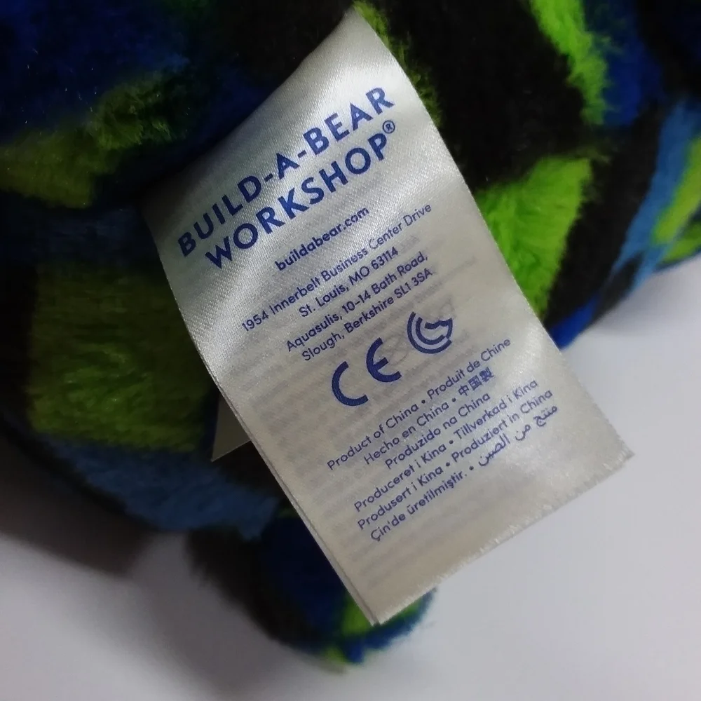 Build-A-Bear Gamer Geometric Print Plush Bear